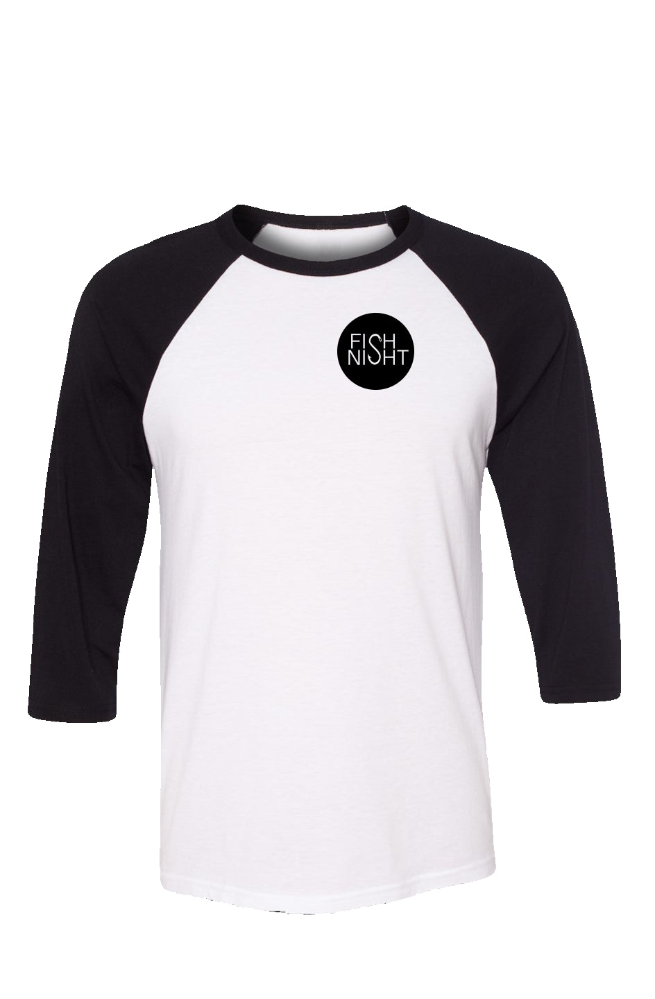 Baseball Tee Fish Night Circle