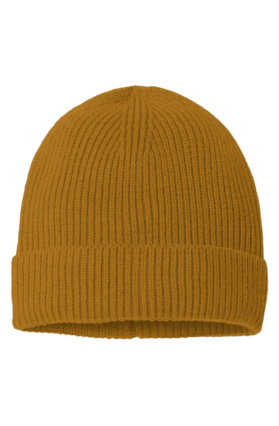 Sustainable Fine Rib Knit Beanie Fish Night