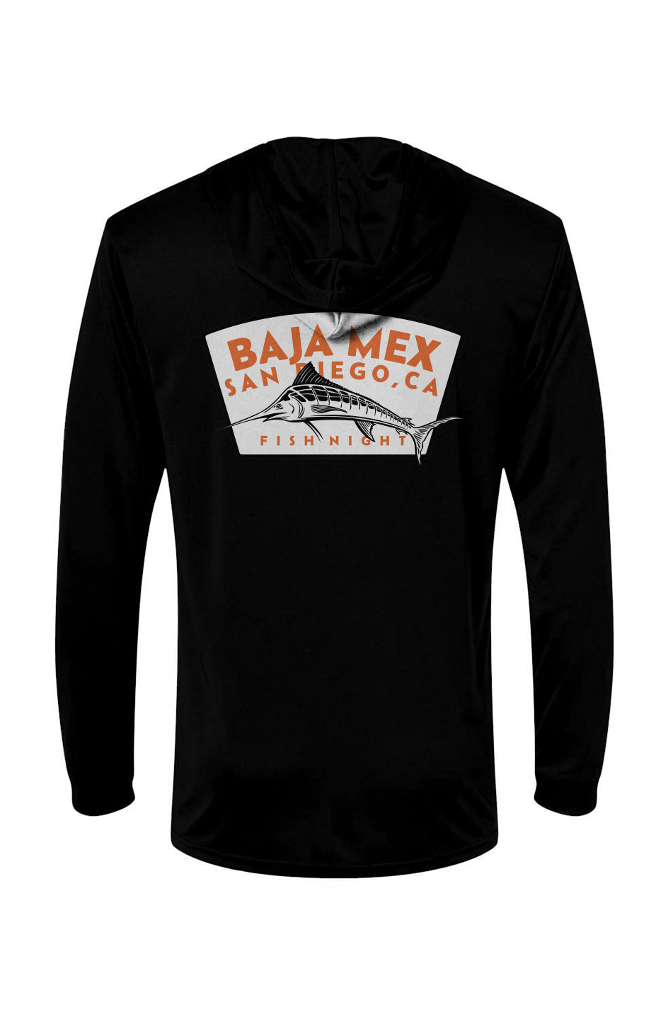 Bahama Hooded LS Tee Fish Night Baja Mex