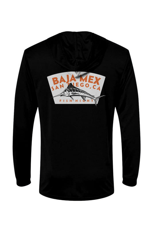 Bahama Hooded LS Tee Fish Night Baja Mex
