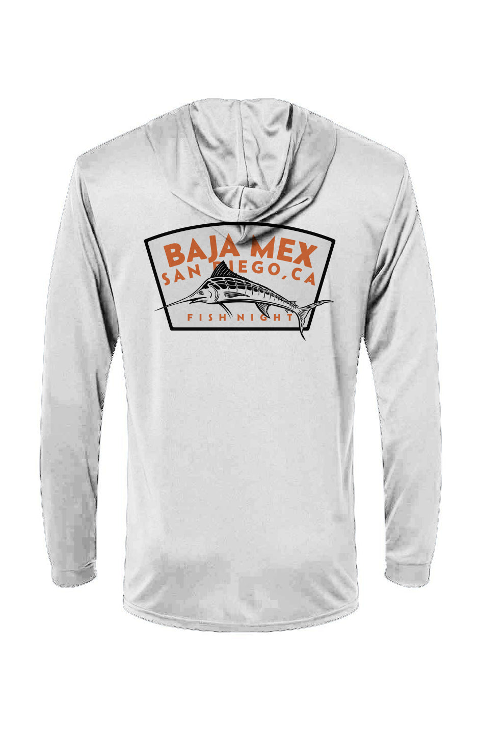 Bahama Hooded LS Tee Fish Night Baja Mex
