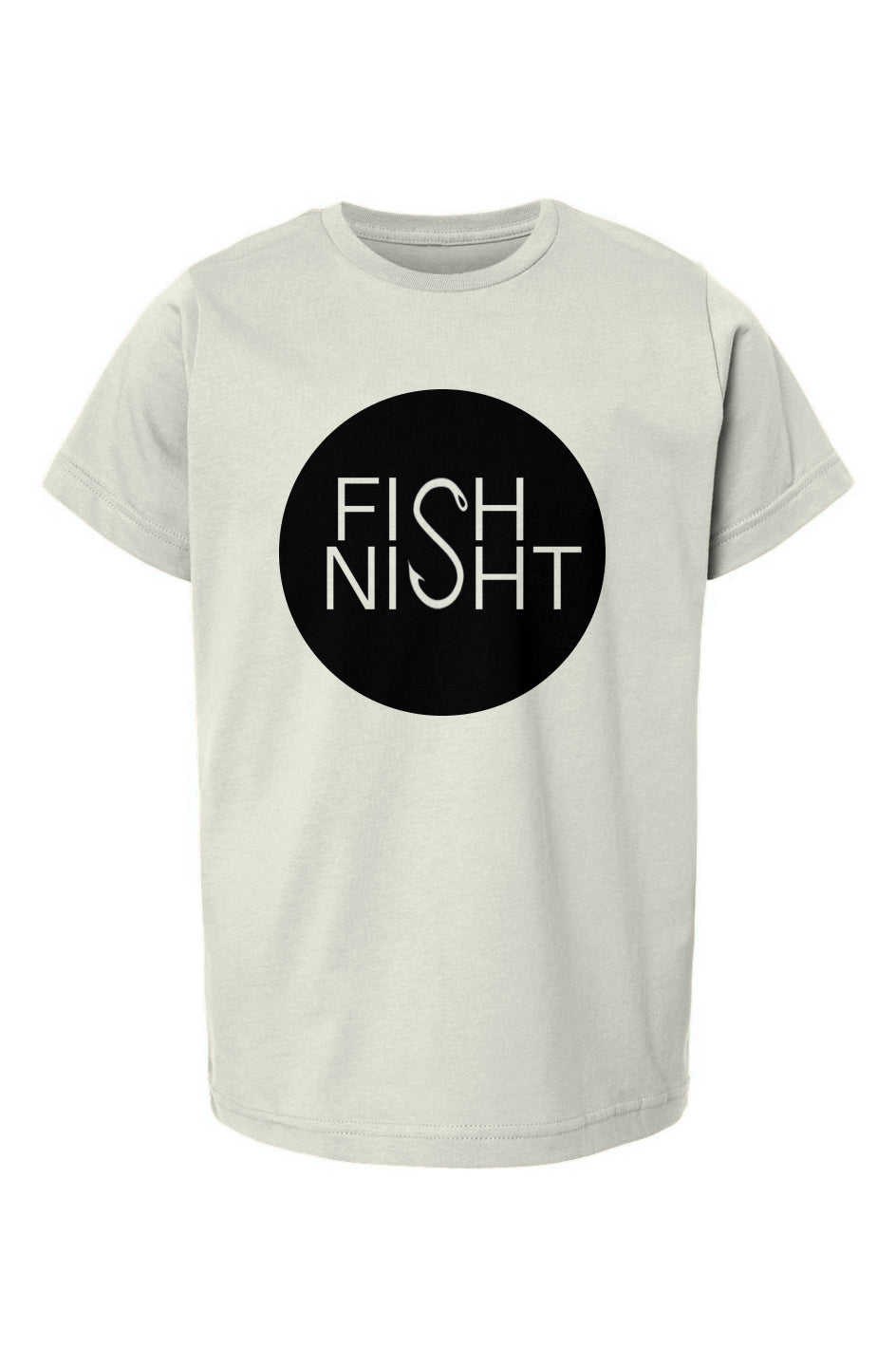 Youth Fine Jersey T-Shirt Fish Night Circle