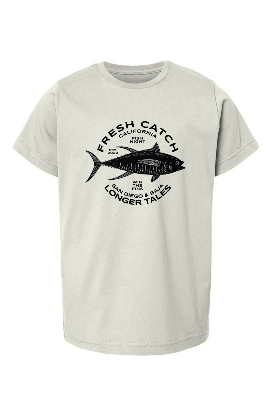 Youth Fine Jersey T-Shirt Fish Night Tails