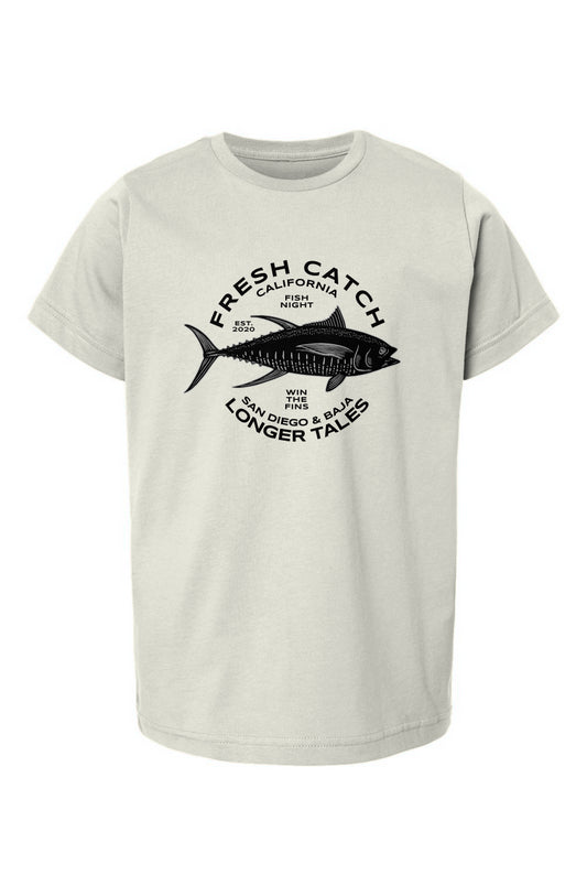 Youth Fine Jersey T-Shirt Fish Night Tails